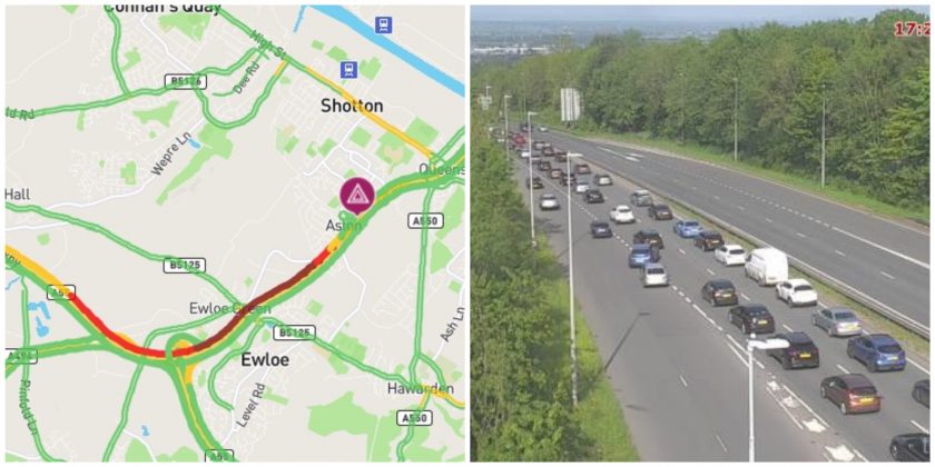 M56 Traffic Update: Collision Causes Significant Delays Near Cheshire/Deeside M56 Traffic Update: Collision Causes Significant Delays Near Cheshire/Deeside