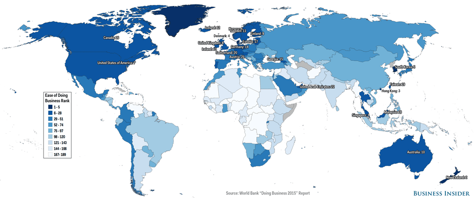Mapping The Country's Hottest New Business Hubs Mapping The Country's Hottest New Business Hubs