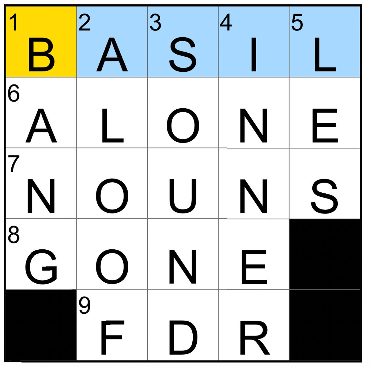 March 27 NYT Mini Crossword Answers