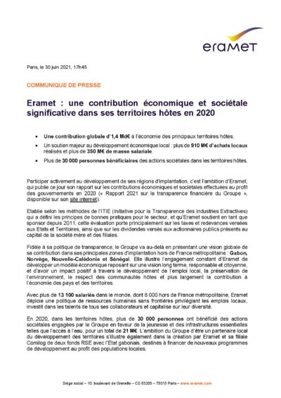 Marchés Incertains : Eramet Prévoit Une Réduction Significative De Ses Bénéfices En 2024 Marchés Incertains : Eramet Prévoit Une Réduction Significative De Ses Bénéfices En 2024