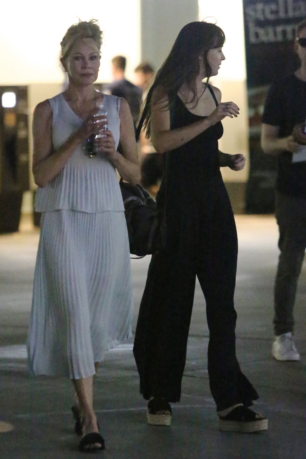 Melanie Griffith And Dakota Johnson At The Melanie Griffith And Dakota Johnson At The