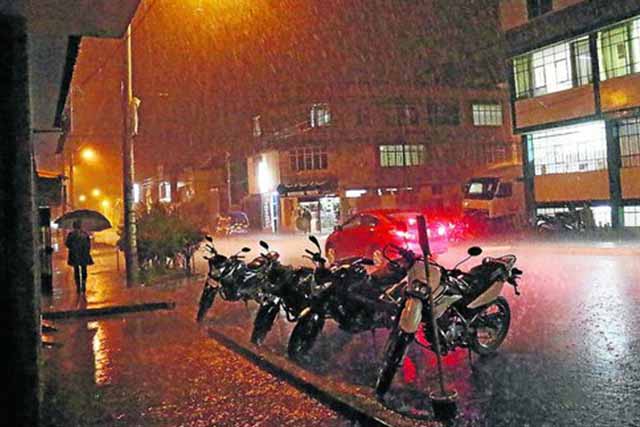 Meteorología: Informe De Lluvias Moderadas Meteorología: Informe De Lluvias Moderadas