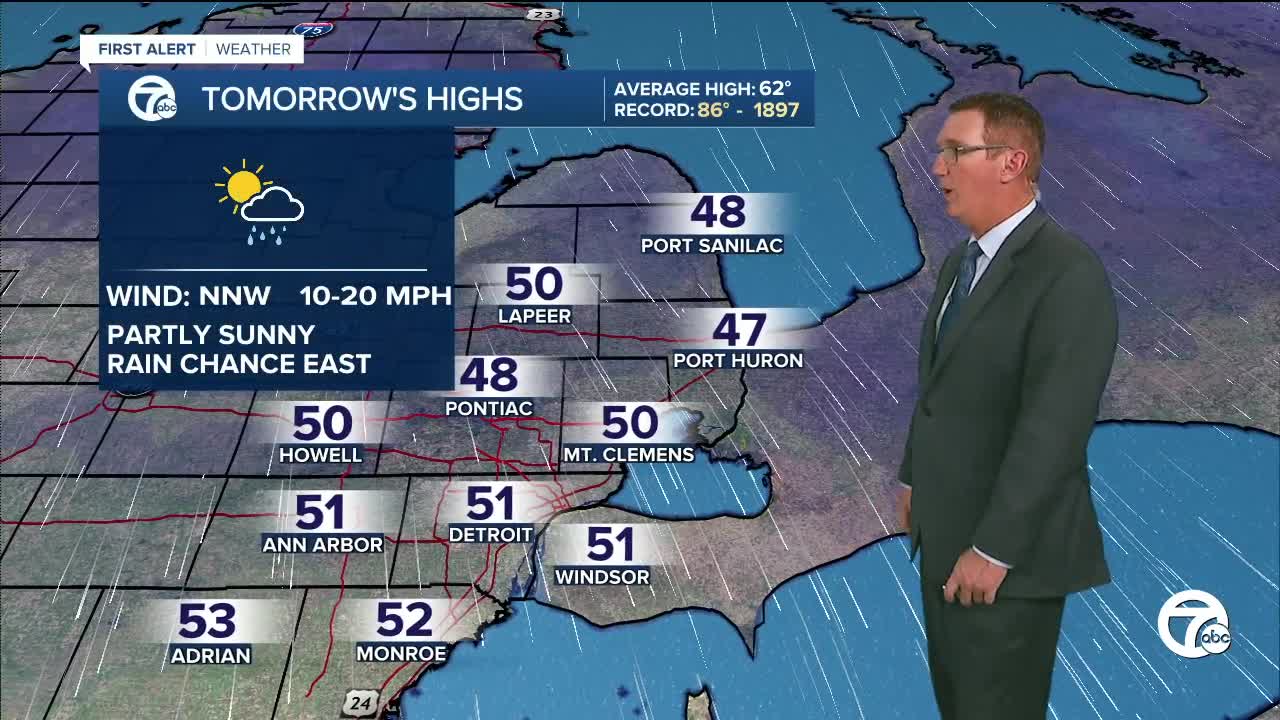 Monday's Metro Detroit Weather: Chilly Start, Clear And Sunny Afternoon Monday's Metro Detroit Weather: Chilly Start, Clear And Sunny Afternoon