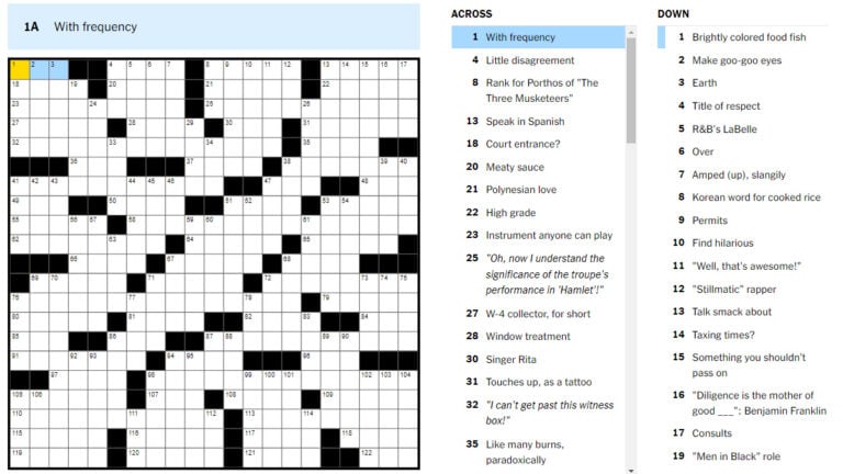 NYT Mini Crossword Clue And Answer Help: April 18, 2025 NYT Mini Crossword Clue And Answer Help: April 18, 2025