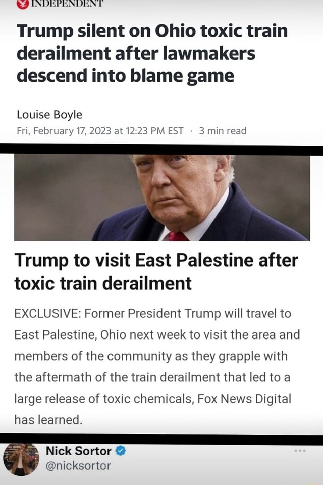 Ohio Train Derailment Aftermath: Prolonged Presence Of Toxic Chemicals In Structures Ohio Train Derailment Aftermath: Prolonged Presence Of Toxic Chemicals In Structures