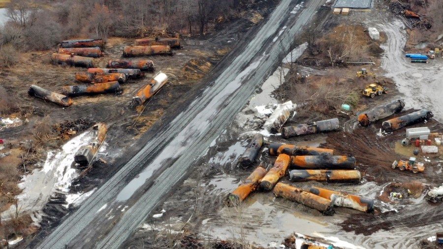 Ohio Train Derailment: The Lingering Threat Of Toxic Chemicals In Buildings Ohio Train Derailment: The Lingering Threat Of Toxic Chemicals In Buildings