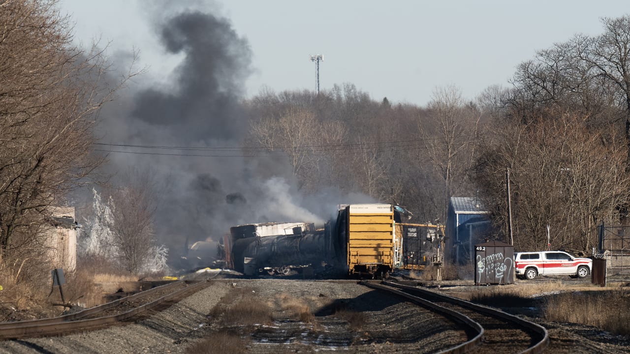 Ohio Train Derailment: Toxic Chemical Lingering In Buildings Months Later Ohio Train Derailment: Toxic Chemical Lingering In Buildings Months Later