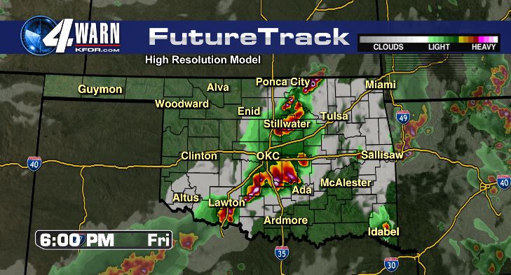 Oklahoma Severe Weather Timeline: Strong Wind Forecast Oklahoma Severe Weather Timeline: Strong Wind Forecast
