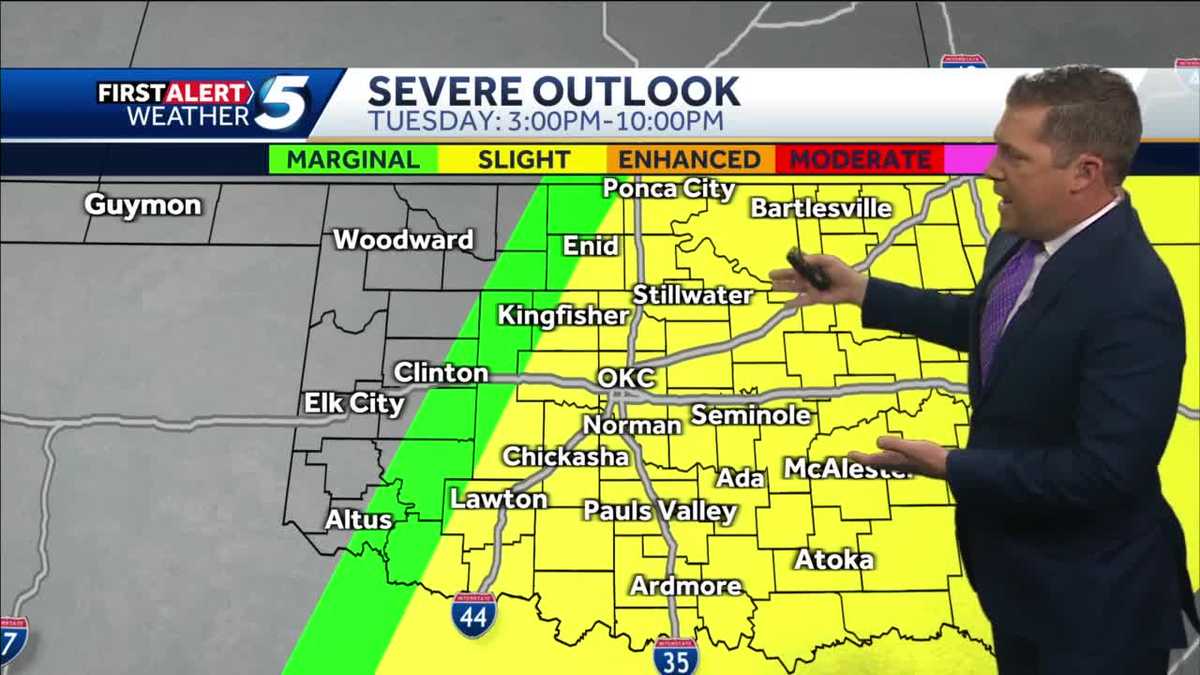 Oklahoma Severe Weather Timeline: Strong Winds Expected Oklahoma Severe Weather Timeline: Strong Winds Expected