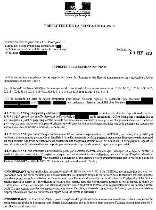 OQTF Et Violations Des Droits : L'UDR Appelle À Une Indemnisation Sans Délai OQTF Et Violations Des Droits : L'UDR Appelle À Une Indemnisation Sans Délai