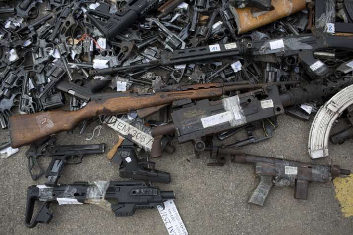 Over 100 Firearms Seized In Massachusetts; 18 Brazilian Nationals Arrested For Gun Trafficking Over 100 Firearms Seized In Massachusetts; 18 Brazilian Nationals Arrested For Gun Trafficking