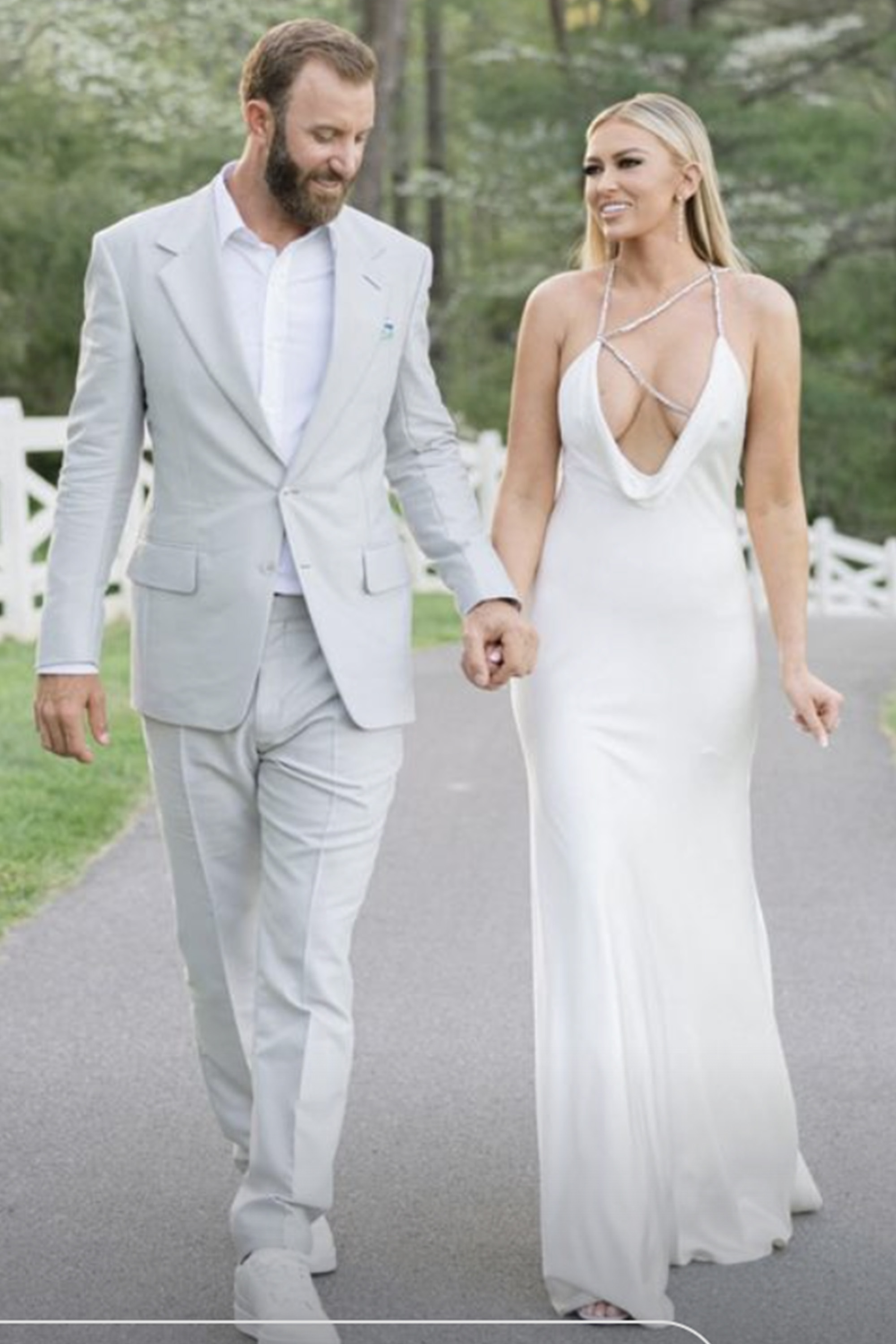 Paulina Gretzky And Dustin Johnson: A Rare Public Appearance Paulina Gretzky And Dustin Johnson: A Rare Public Appearance