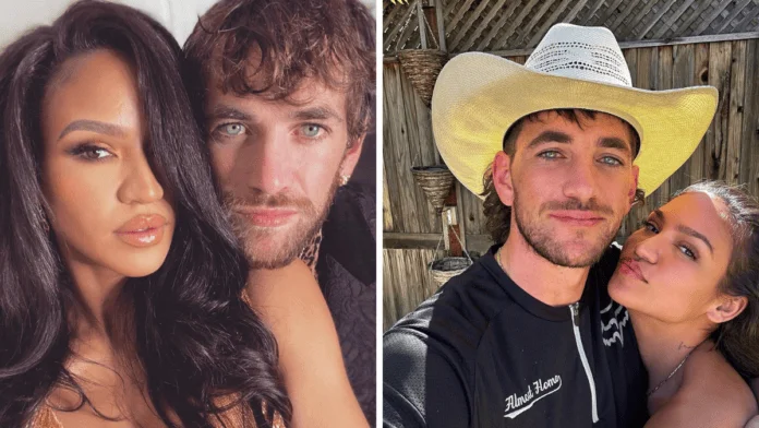 Pregnant Cassie And Husband Alex Fine Shine At MobLand Premiere: Photos Pregnant Cassie And Husband Alex Fine Shine At MobLand Premiere: Photos