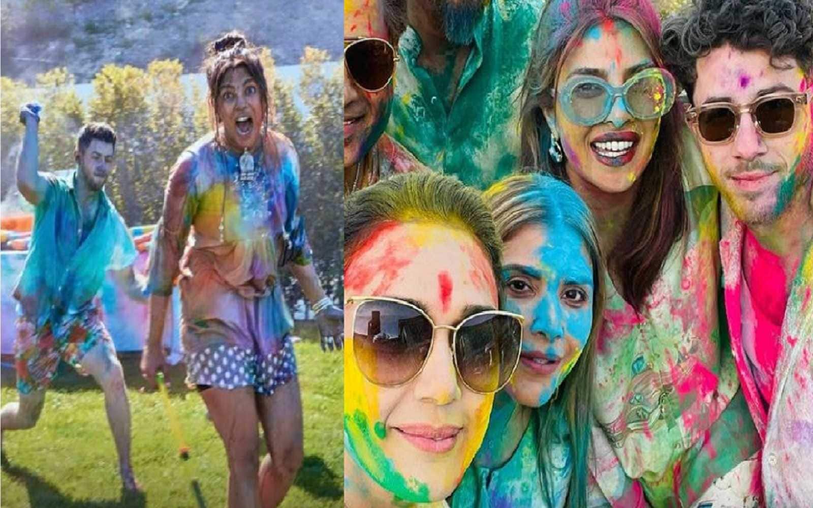 Priyanka Chopra And Nick Jonas' Holi Celebrations: A Festive Look Back Priyanka Chopra And Nick Jonas' Holi Celebrations: A Festive Look Back