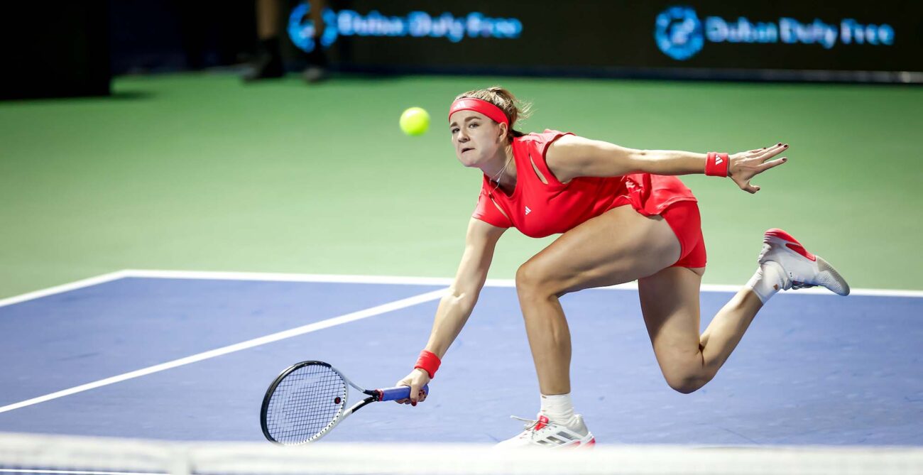 Raducanu Falls To Muchova In Dubai Tennis Championships Raducanu Falls To Muchova In Dubai Tennis Championships