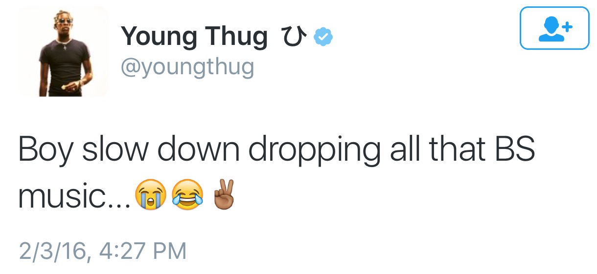 Reaction: Young Thug On The Reaction: Young Thug On The