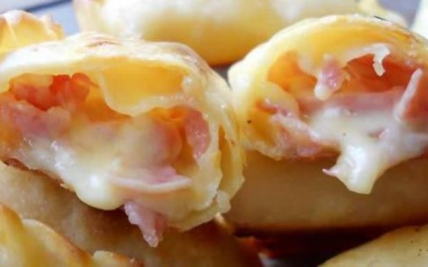 Receta Fácil De Empanadas De Jamón Y Queso (Sin Horno) Receta Fácil De Empanadas De Jamón Y Queso (Sin Horno)