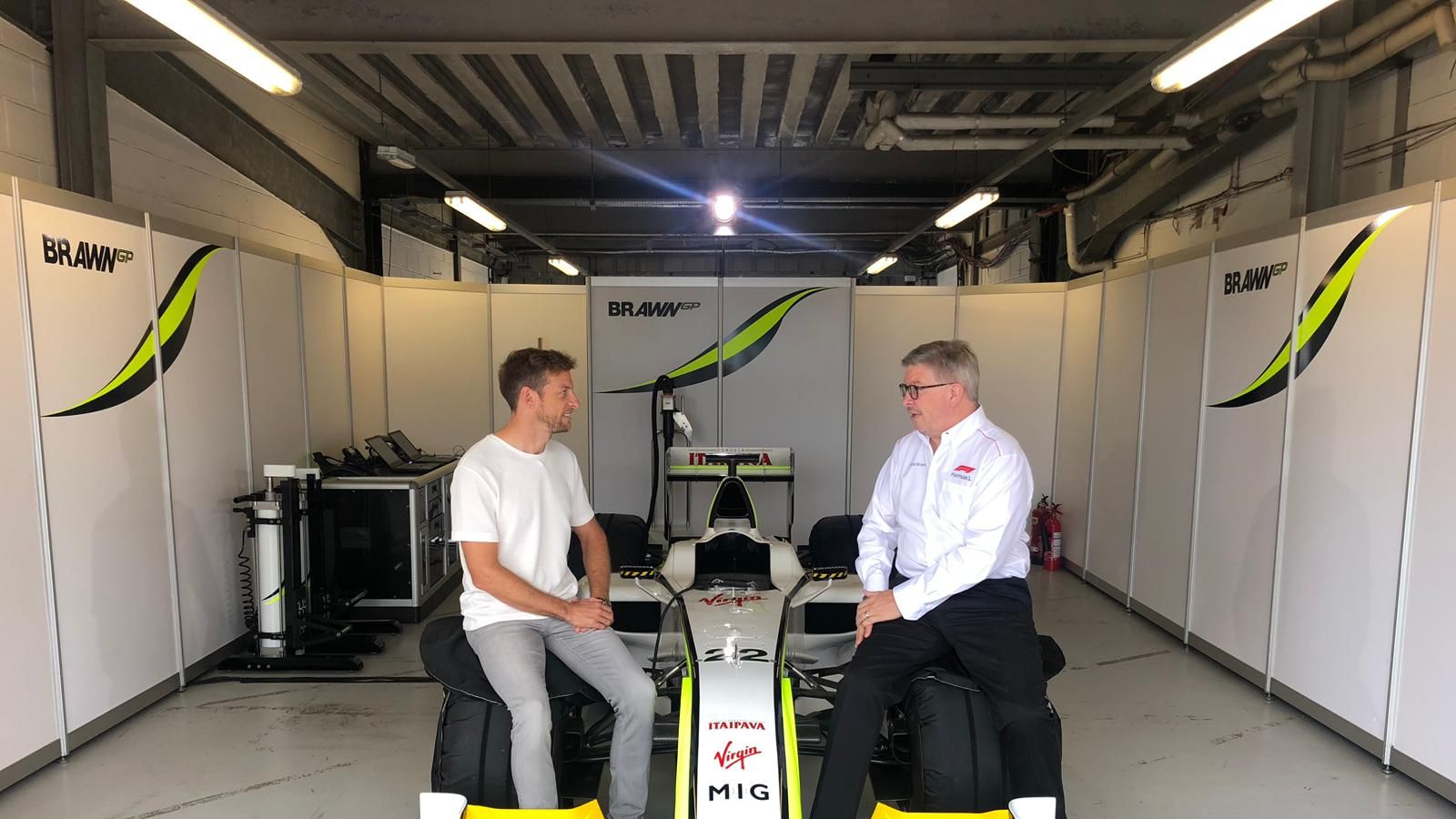 Reliving The Glory: Jenson Button And His 2009 Brawn Car Reliving The Glory: Jenson Button And His 2009 Brawn Car
