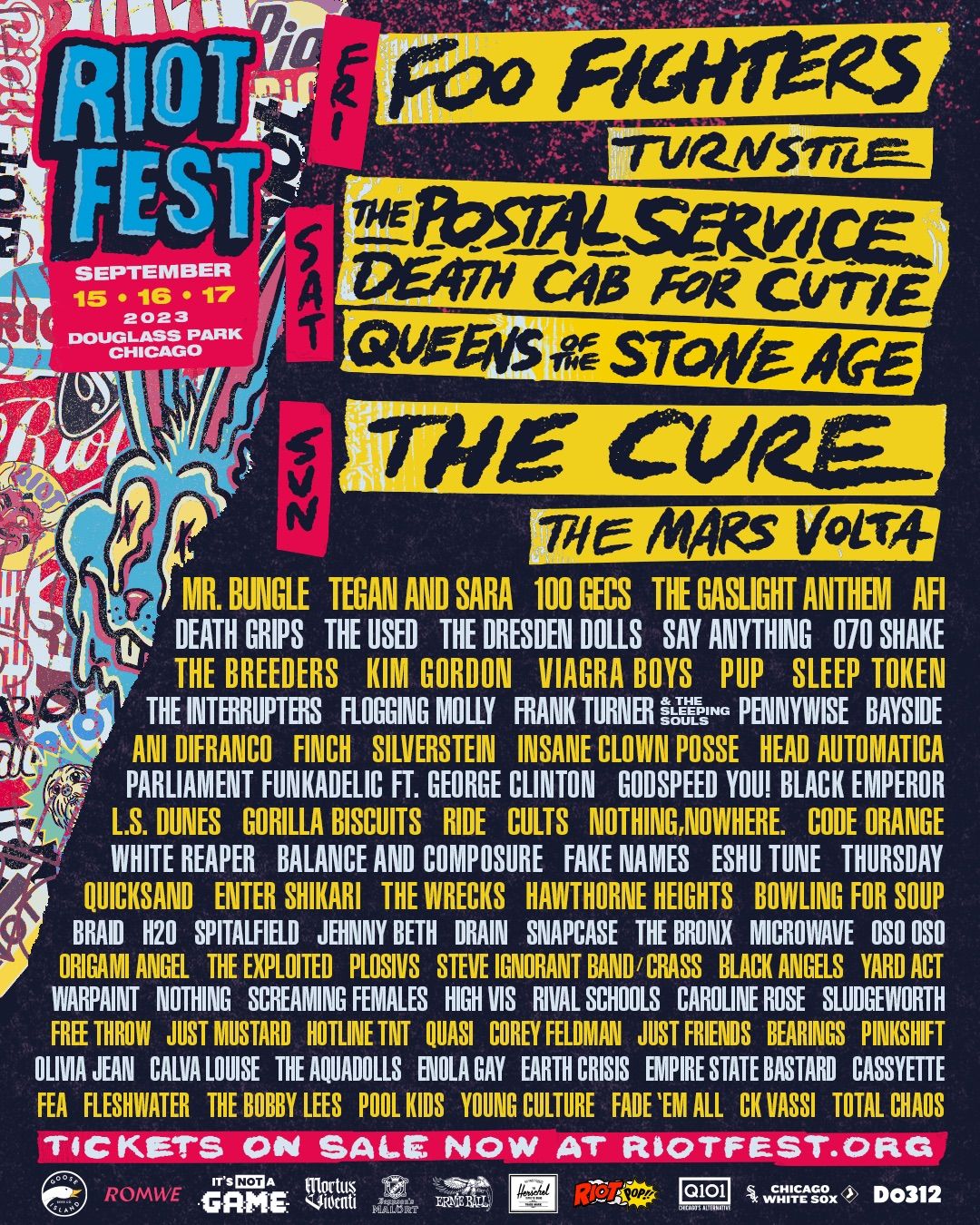 Riot Fest 2025: A Legendary Lineup Featuring Green Day, Blink-182, And Weird Al Yankovic Riot Fest 2025: A Legendary Lineup Featuring Green Day, Blink-182, And Weird Al Yankovic