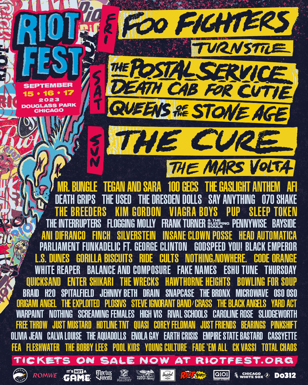 Riot Fest 2025 Lineup: Green Day, Weezer, And More Riot Fest 2025 Lineup: Green Day, Weezer, And More