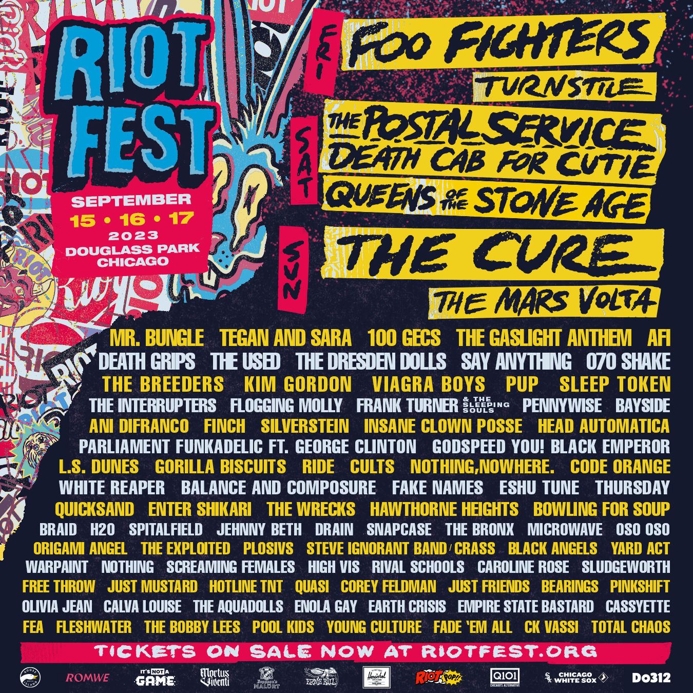 Riot Fest Announces 2025 Lineup Featuring Green Day And Weezer Riot Fest Announces 2025 Lineup Featuring Green Day And Weezer