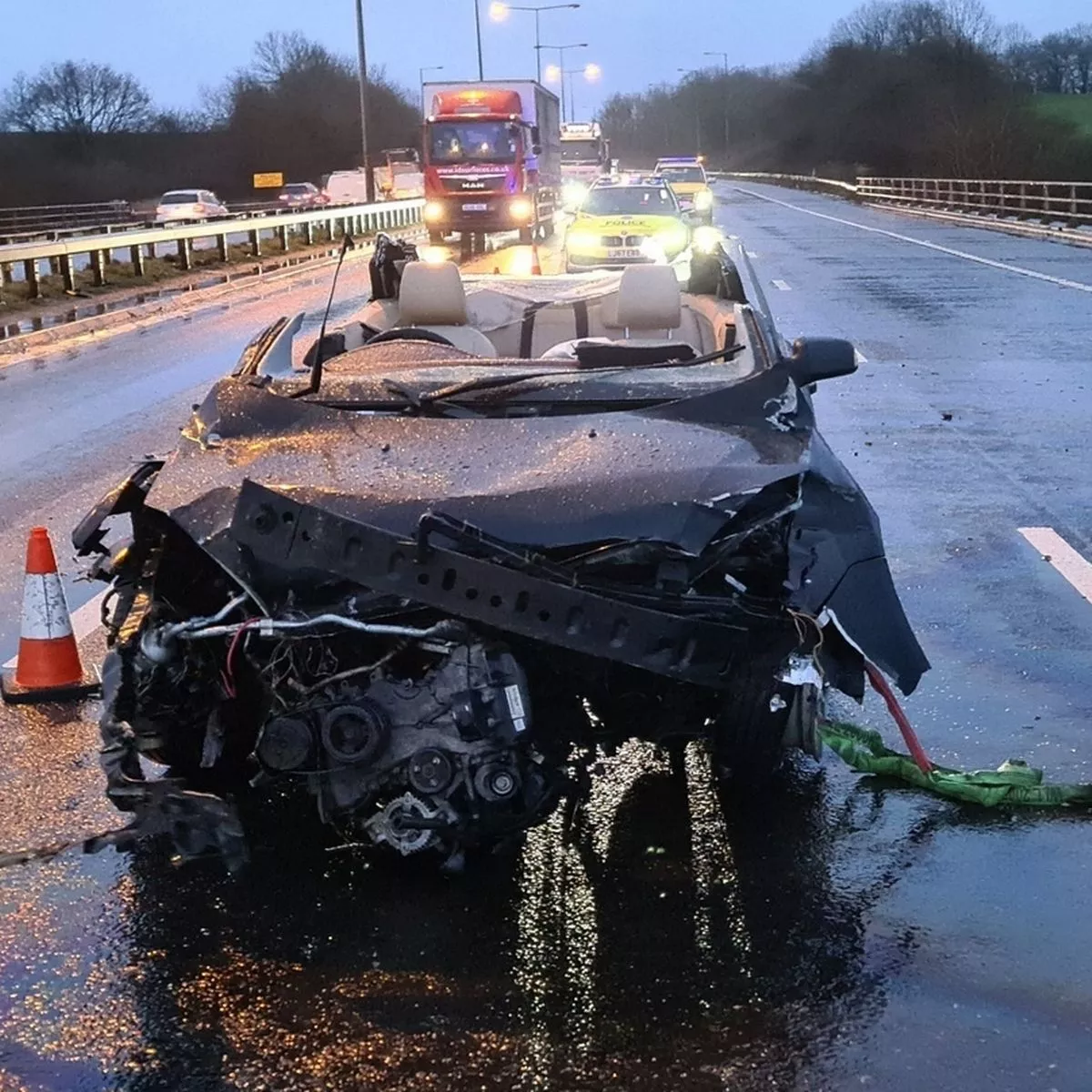 Serious M6 Crash Causes Major Traffic Disruption Serious M6 Crash Causes Major Traffic Disruption