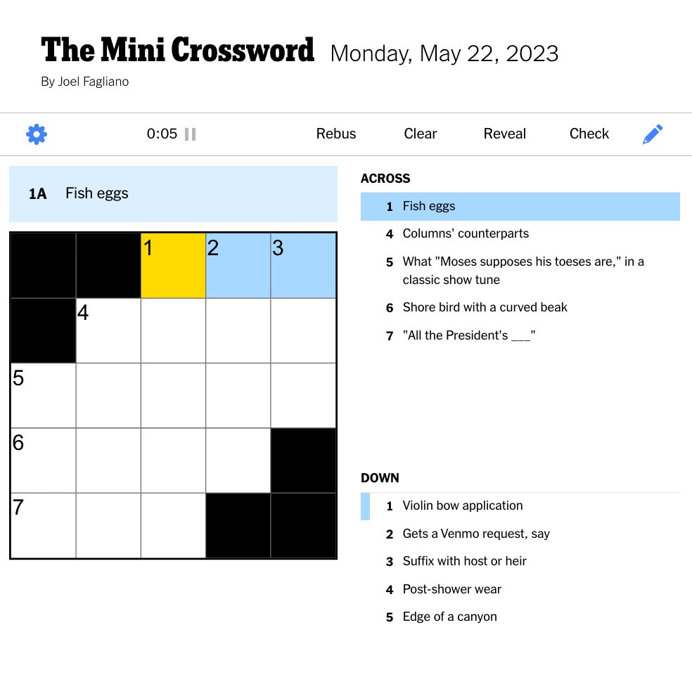 Solve The NYT Mini Crossword: Hints And Answers For Tuesday, April 8, 2025 Solve The NYT Mini Crossword: Hints And Answers For Tuesday, April 8, 2025