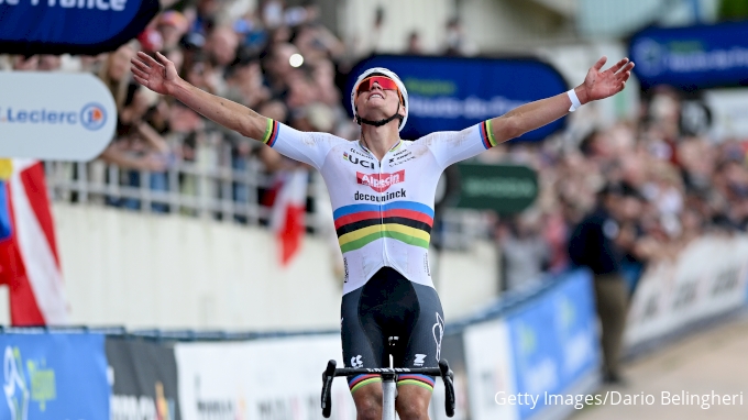 Spectator Throws Bottle, Injuring Mathieu Van Der Poel At Paris-Roubaix Spectator Throws Bottle, Injuring Mathieu Van Der Poel At Paris-Roubaix