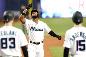 Stowers' Grand Slam: Marlins Defeat Athletics 9-6 Stowers' Grand Slam: Marlins Defeat Athletics 9-6