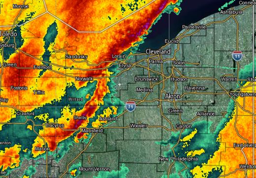 Strong Thunderstorms Predicted For Northeast Ohio Strong Thunderstorms Predicted For Northeast Ohio