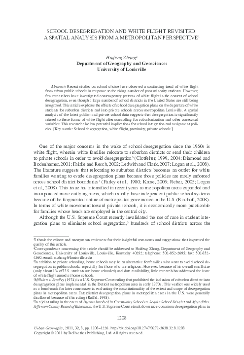 The Justice Department And The End Of A School Desegregation Order: A Legal Perspective The Justice Department And The End Of A School Desegregation Order: A Legal Perspective