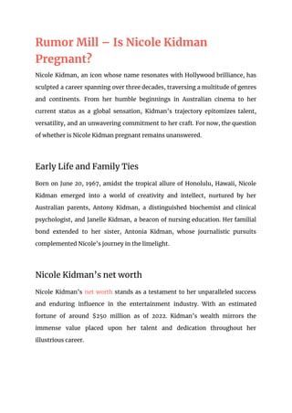 Tom Cruise's Love Life: From Nicole Kidman To Current Rumors Tom Cruise's Love Life: From Nicole Kidman To Current Rumors