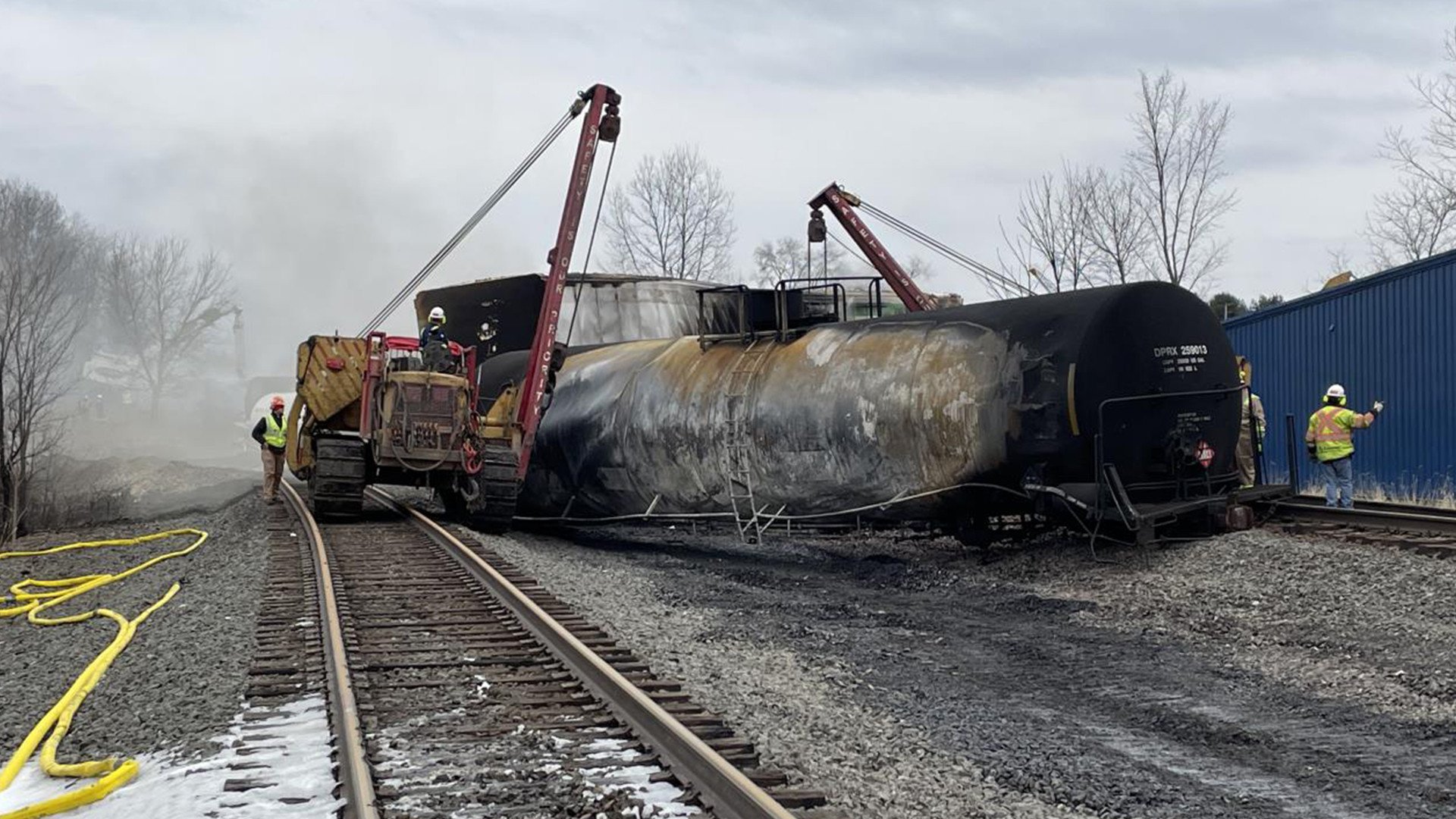 Toxic Chemical Residue From Ohio Train Derailment Remains In Buildings Toxic Chemical Residue From Ohio Train Derailment Remains In Buildings