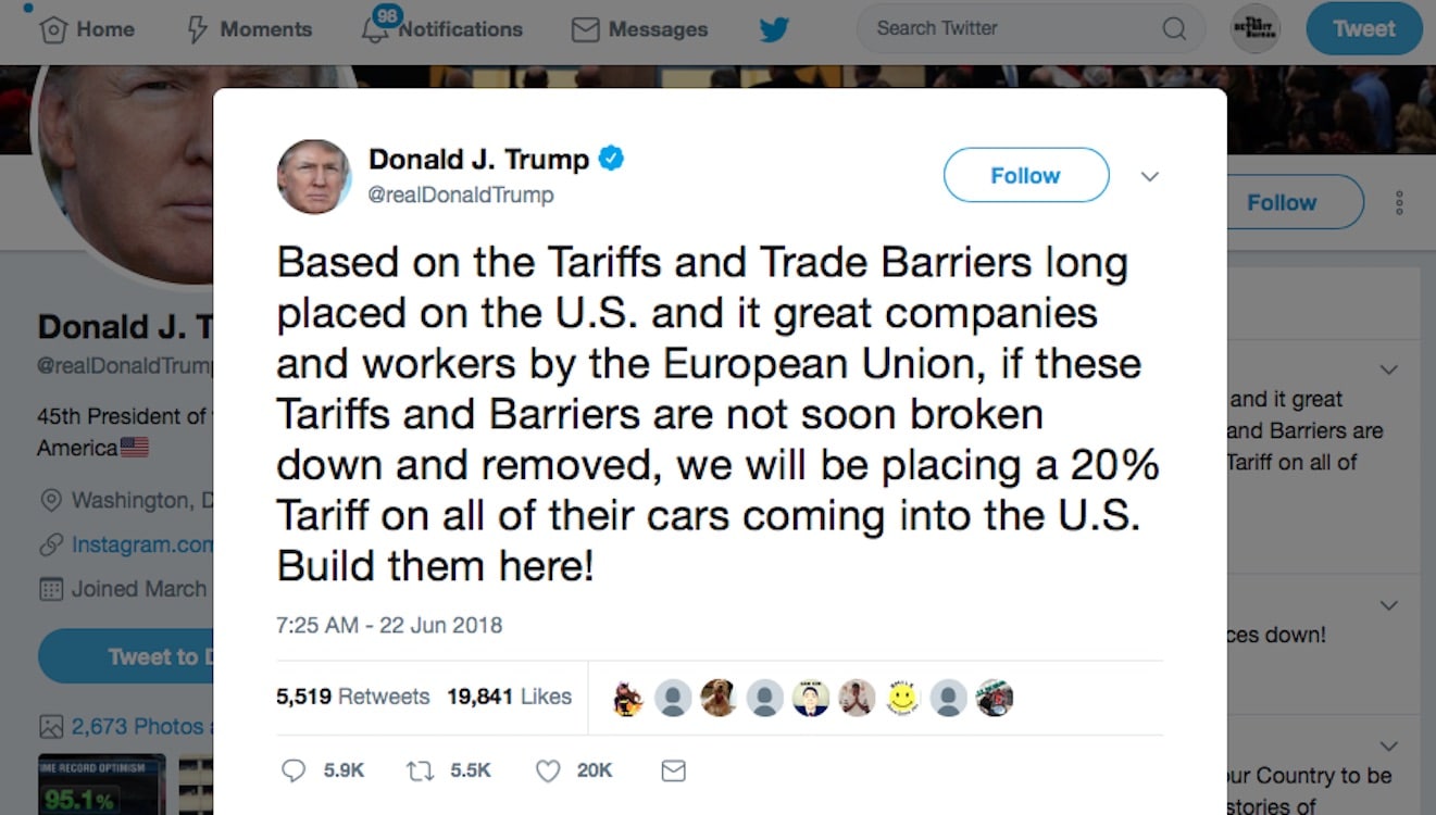 Trump's Decision: EU Tariff Deadline Moved To July 9th Trump's Decision: EU Tariff Deadline Moved To July 9th