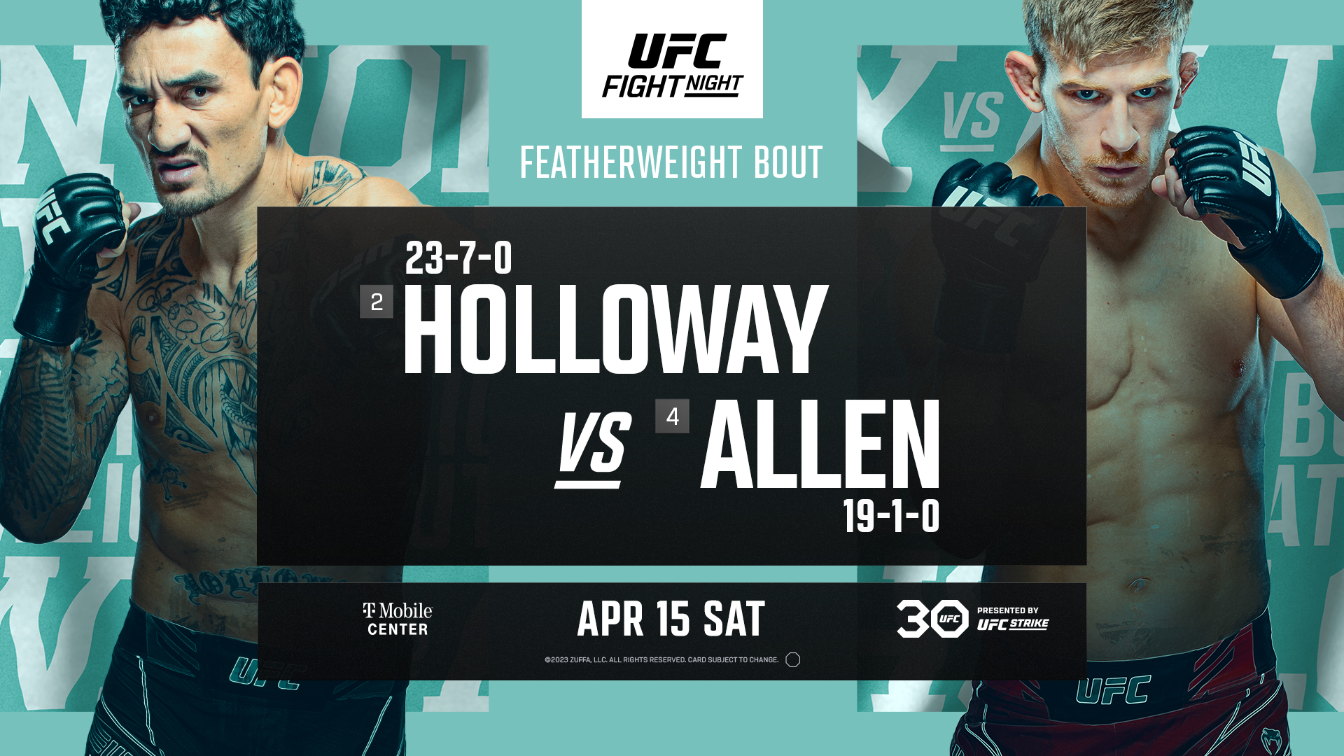 UFC Des Moines: Tonight's Fight Card Start Time UFC Des Moines: Tonight's Fight Card Start Time