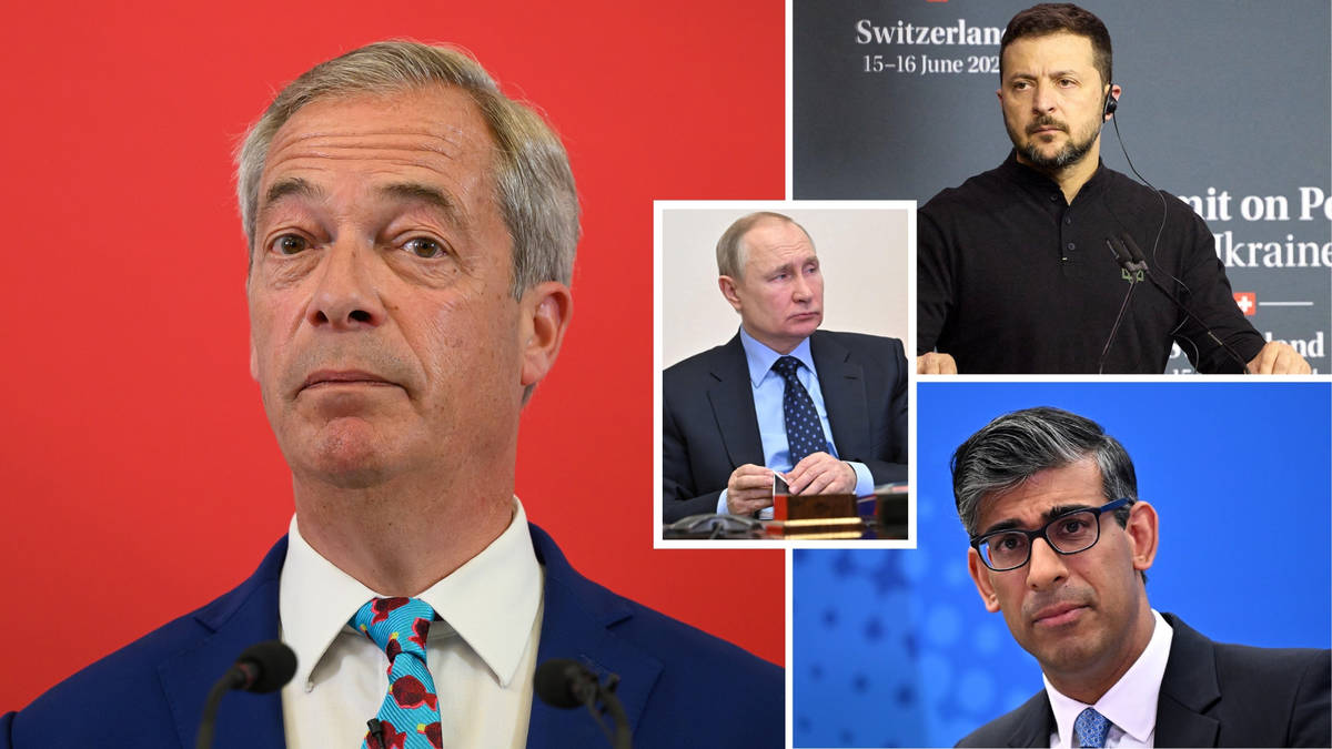UKIP's Farage Under Fire For Controversial Zelenskyy Statement UKIP's Farage Under Fire For Controversial Zelenskyy Statement