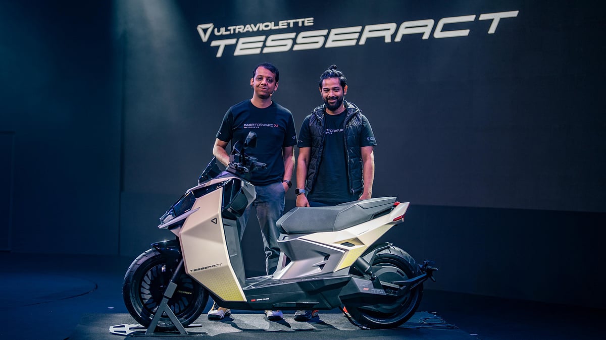 Ultraviolette Tesseract: 50,000 से ज़्यादा बुकिंग्स, इलेक्ट्रिक स्कूटर की जबरदस्त डिमांड Ultraviolette Tesseract: 50,000 से ज़्यादा बुकिंग्स, इलेक्ट्रिक स्कूटर की जबरदस्त डिमांड