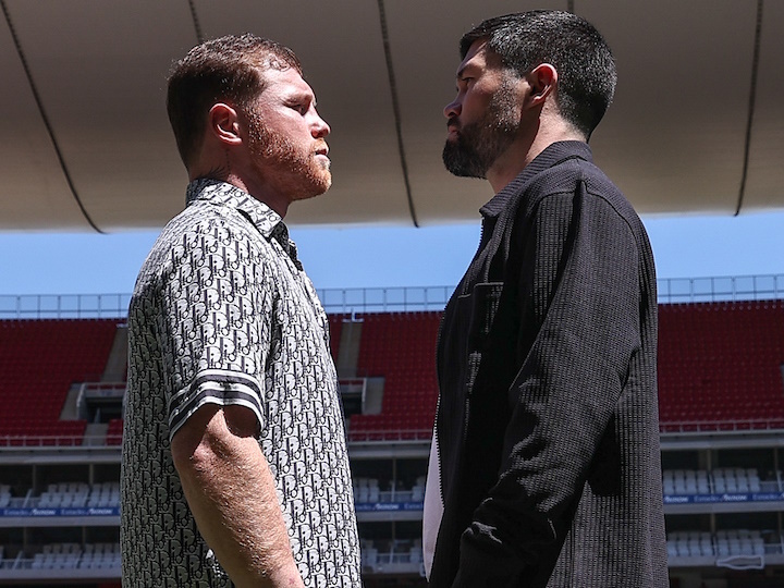 Undisputed Championship Showdown: Canelo And GGG Face Off In NYC Press Conference Undisputed Championship Showdown: Canelo And GGG Face Off In NYC Press Conference