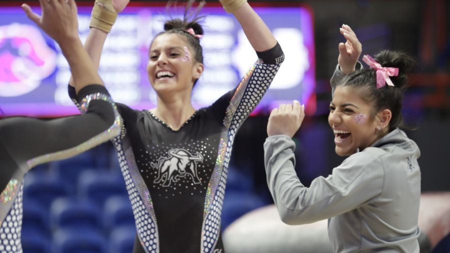 Utah State Gymnastics Wins First Mountain West Championship Utah State Gymnastics Wins First Mountain West Championship