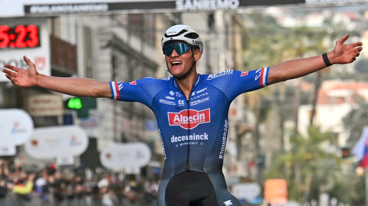 Van Der Poel Secures Second Milan-San Remo Win:  Overcoming Pogacar's Challenge