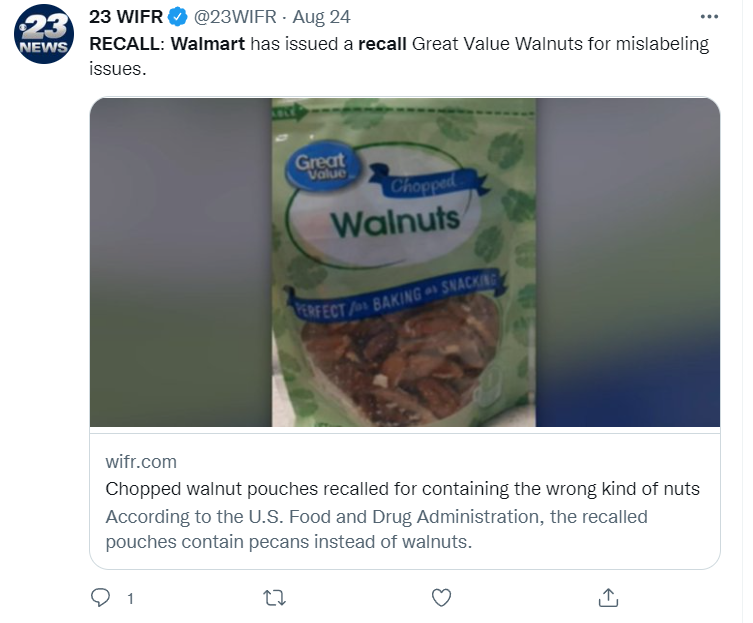 Walmart Recalls Tortilla Chips And Jewelry Kits Nationwide Walmart Recalls Tortilla Chips And Jewelry Kits Nationwide