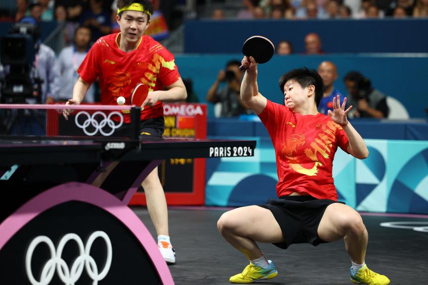 Wang And Sun Achieve Table Tennis Mixed Doubles Hat-Trick At Worlds