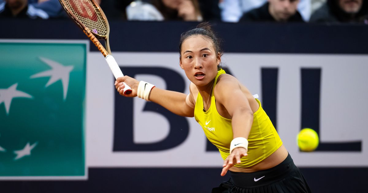 Zheng Triumphs Over Frech In Rome, Reaches Round Of 16 Zheng Triumphs Over Frech In Rome, Reaches Round Of 16
